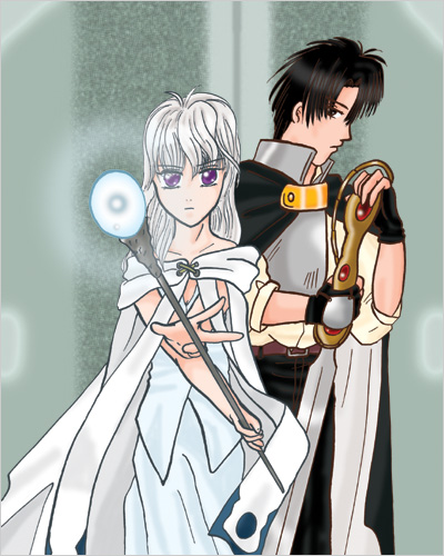 服とかの色は適当&hellip;資料ないし