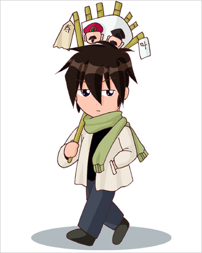 福の神様にあやかりに