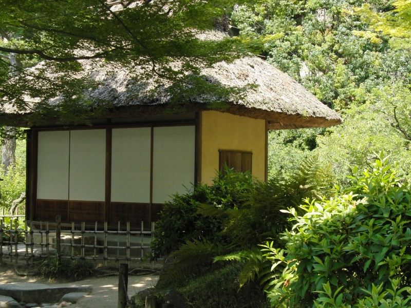 茶室。もう一棟別の場所にあり